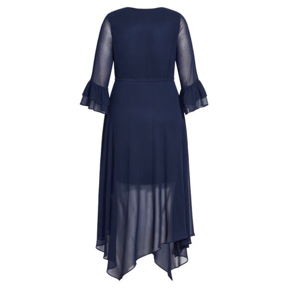 CIty Chic Hidden Treasure Maxi Dress in Navy, Size 14 - Picture 2 of 12